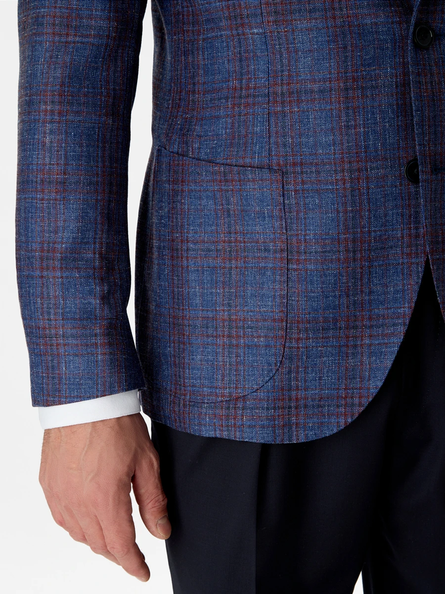 Пиджак в клетку