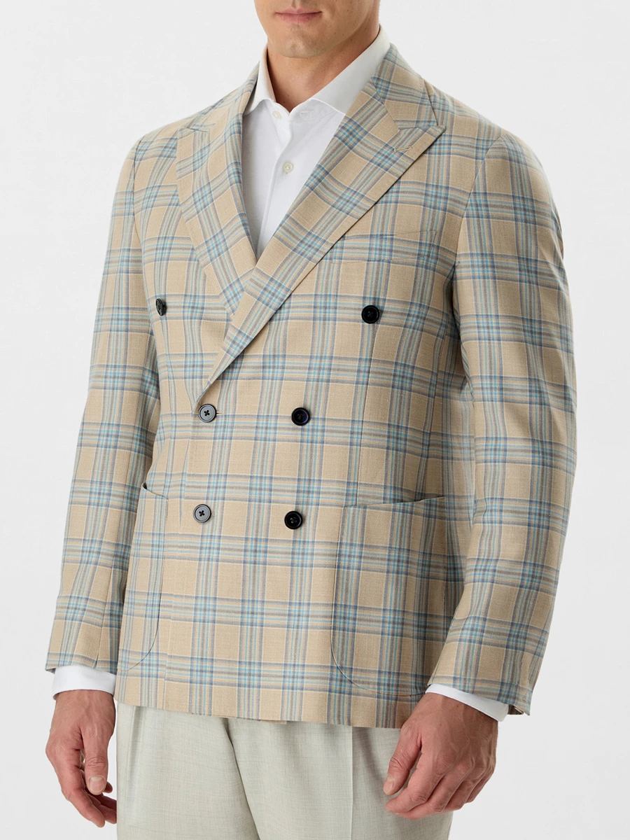 Пиджак в клетку