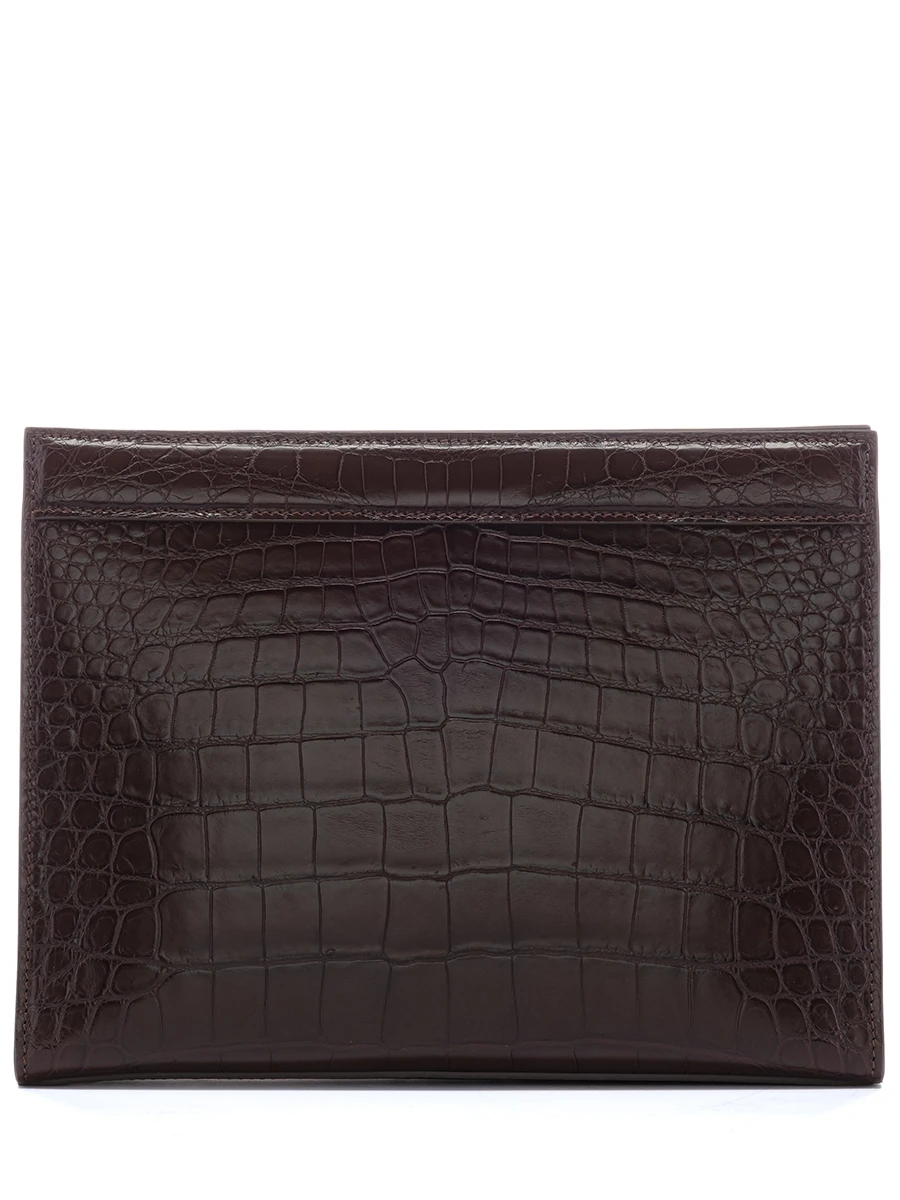 Клатч из кожи крокодила