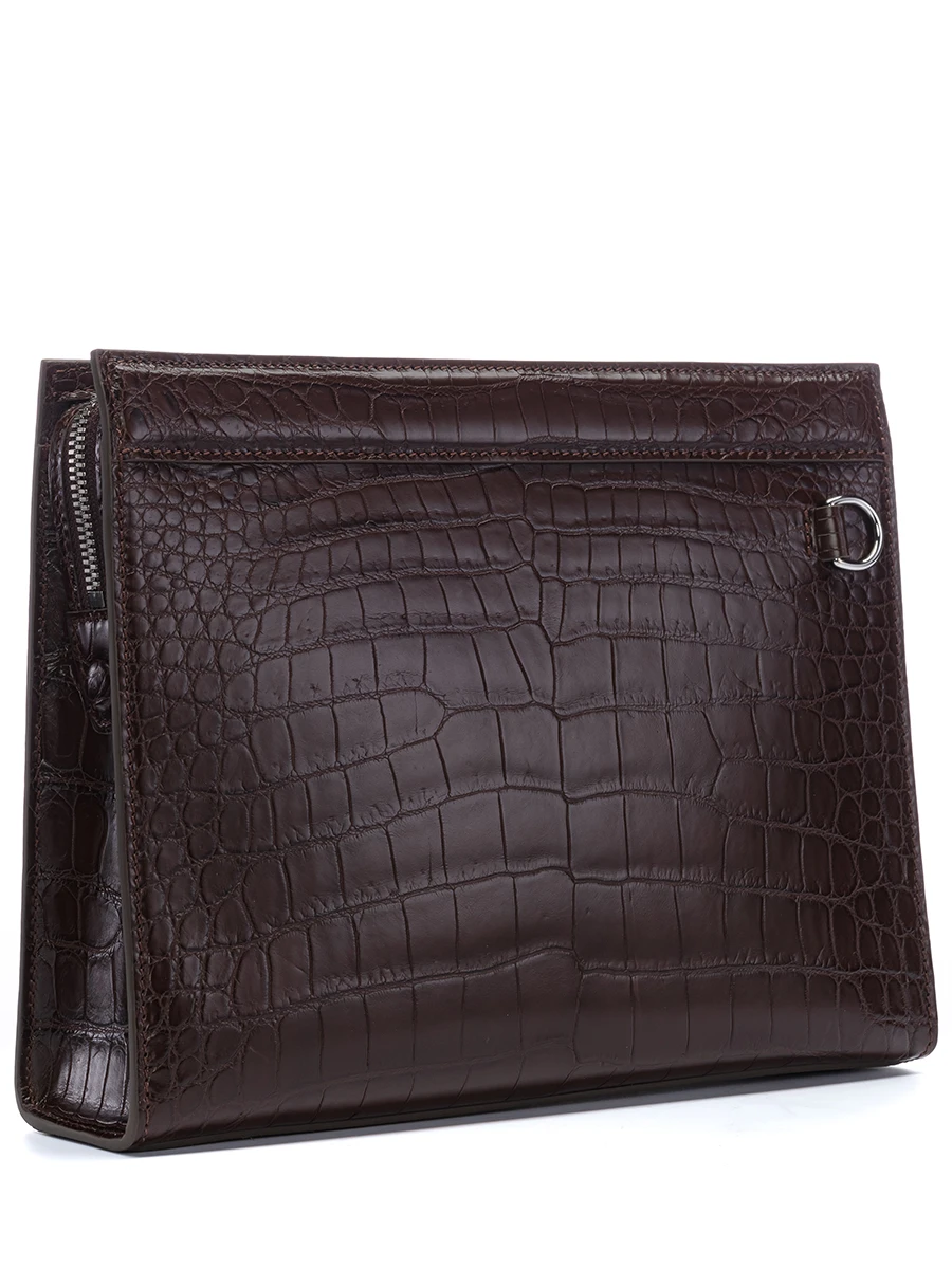 Клатч из кожи крокодила