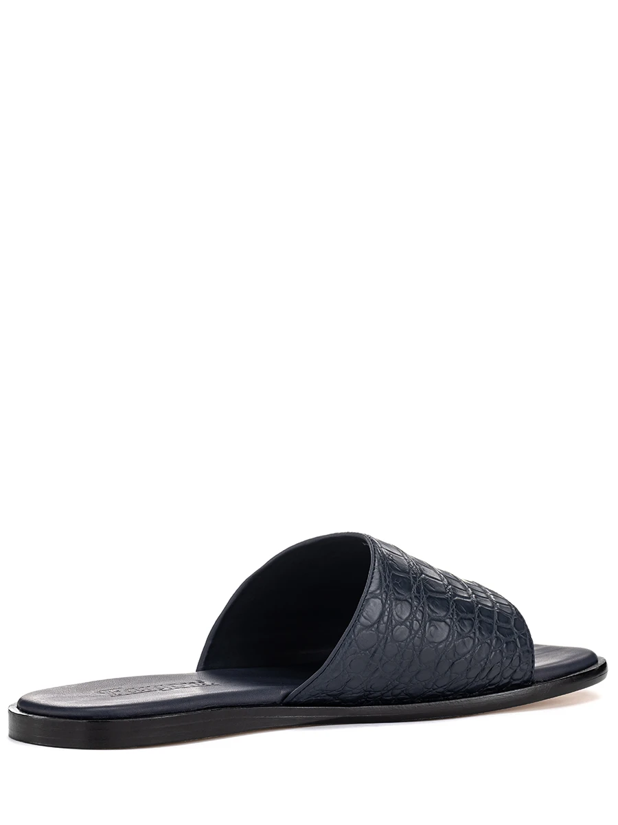 Шлепанцы из кожи крокодила