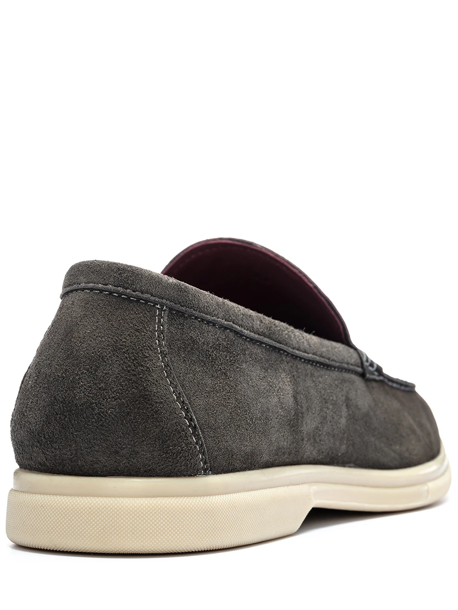 Лоферы замшевые