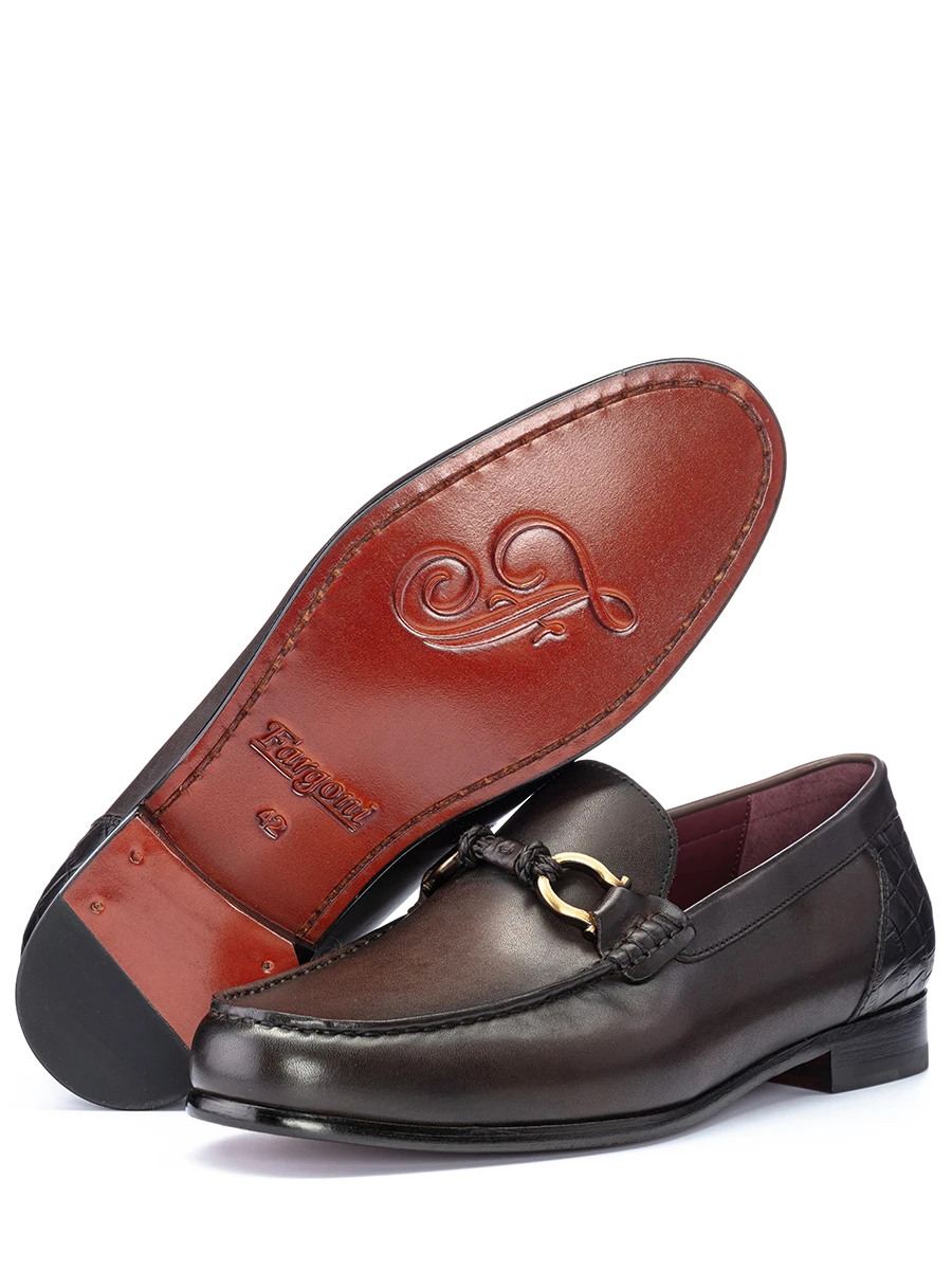 Лоферы кожаные