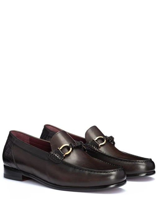 Лоферы кожаные FARGONI