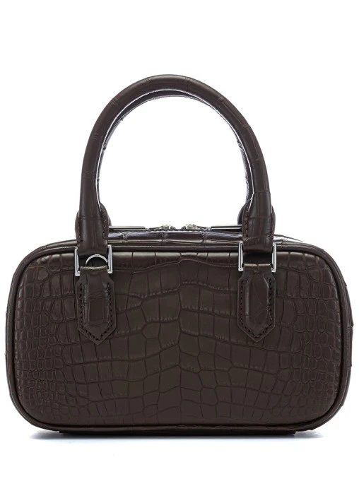 Сумка Málaga Nano из кожи крокодила FARGONI