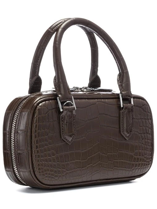 Сумка Málaga Nano из кожи крокодила FARGONI