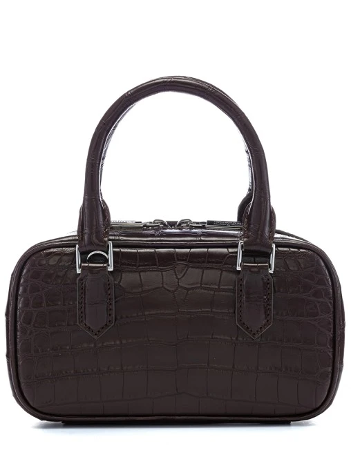 Сумка Málaga Nano из кожи крокодила FARGONI