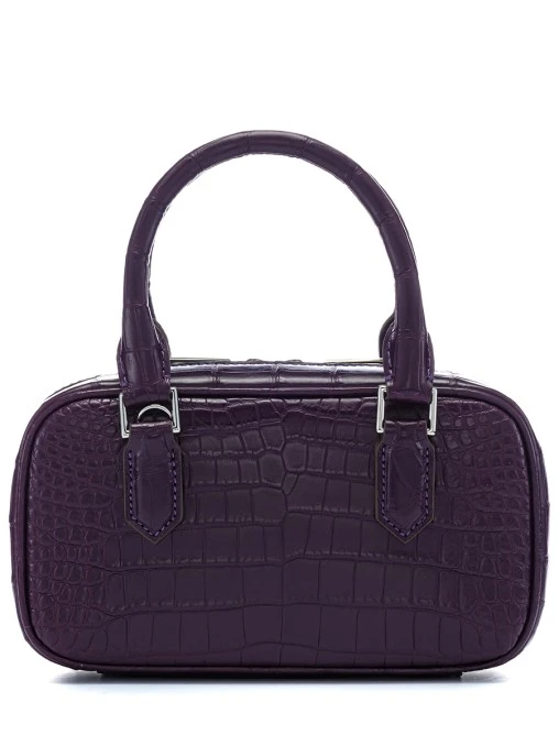Сумка Málaga Nano из кожи крокодила FARGONI