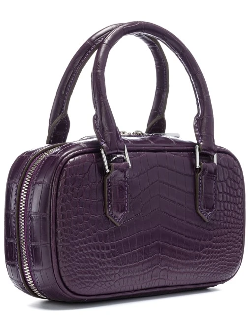 Сумка Málaga Nano из кожи крокодила FARGONI