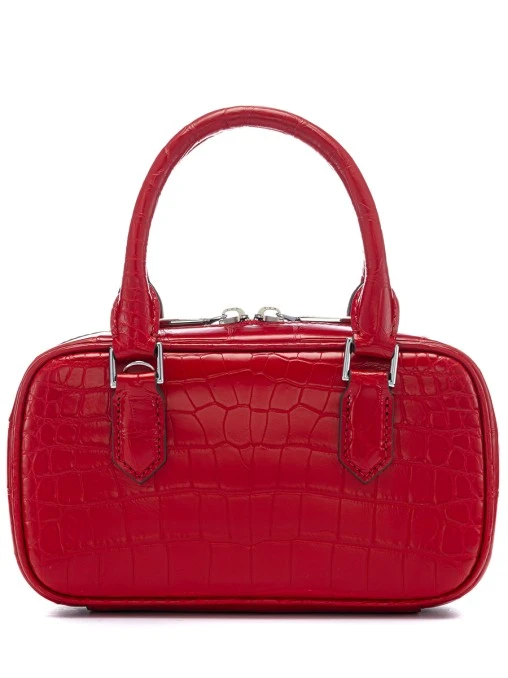 Сумка Málaga Nano из кожи крокодила FARGONI
