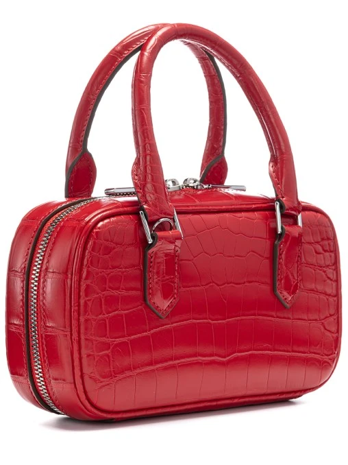 Сумка Málaga Nano из кожи крокодила FARGONI