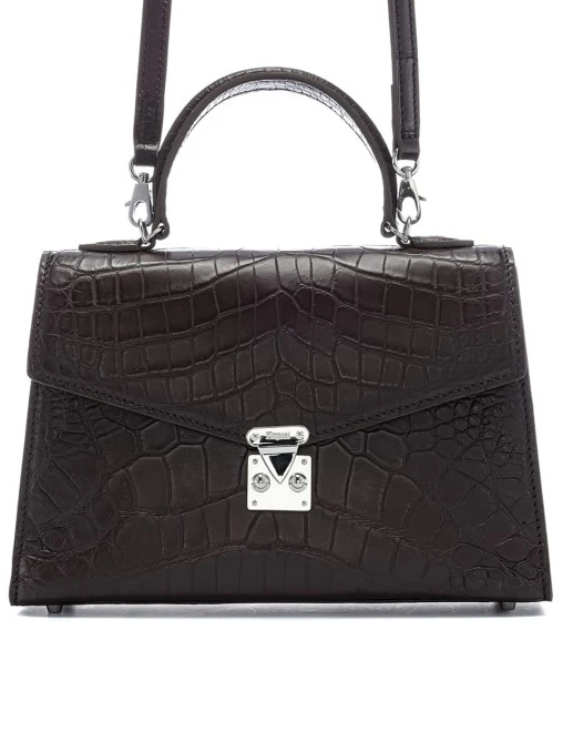 Сумка Pineda из кожи крокодила FARGONI