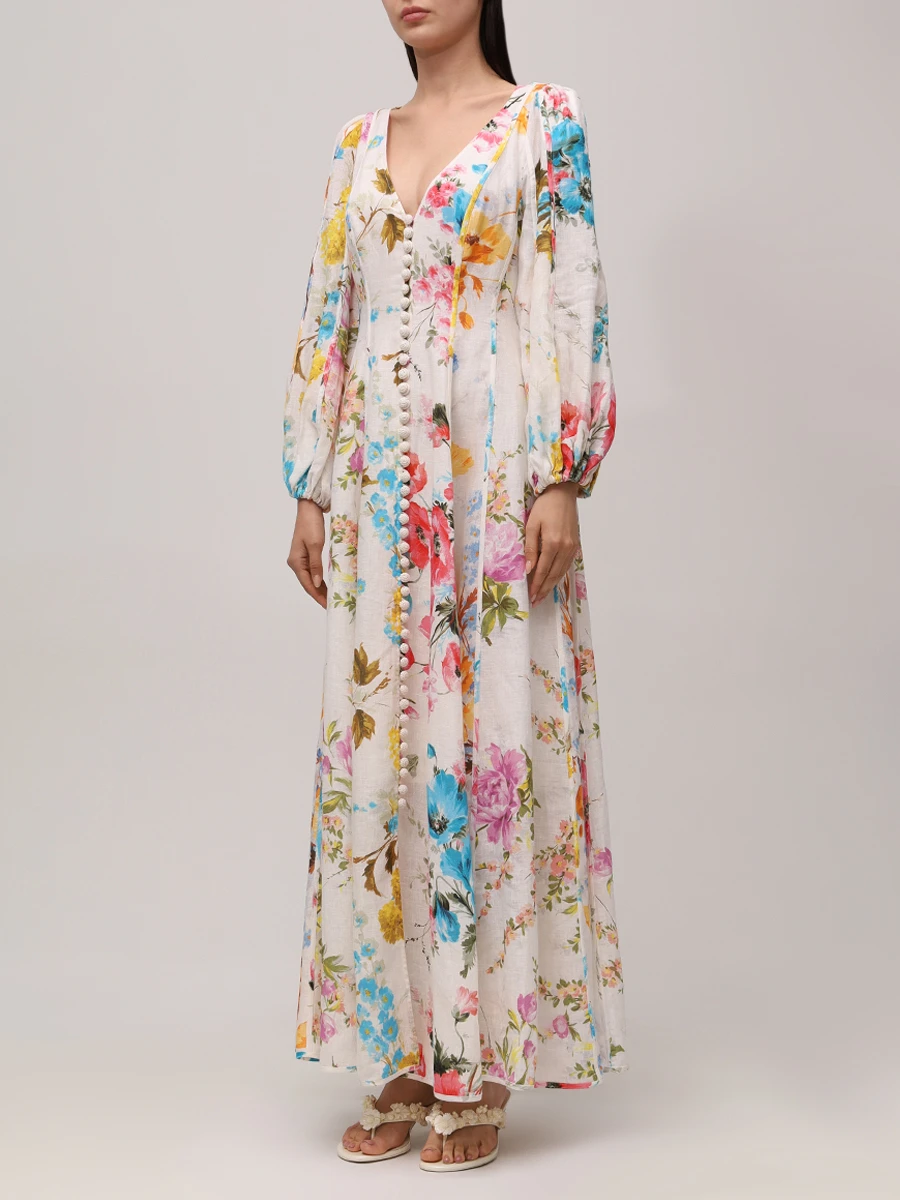 Платье льняное