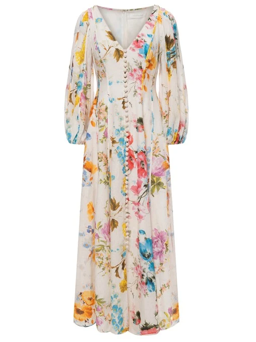 Платье льняное ZIMMERMANN