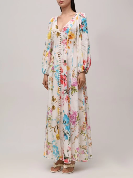 Платье льняное ZIMMERMANN