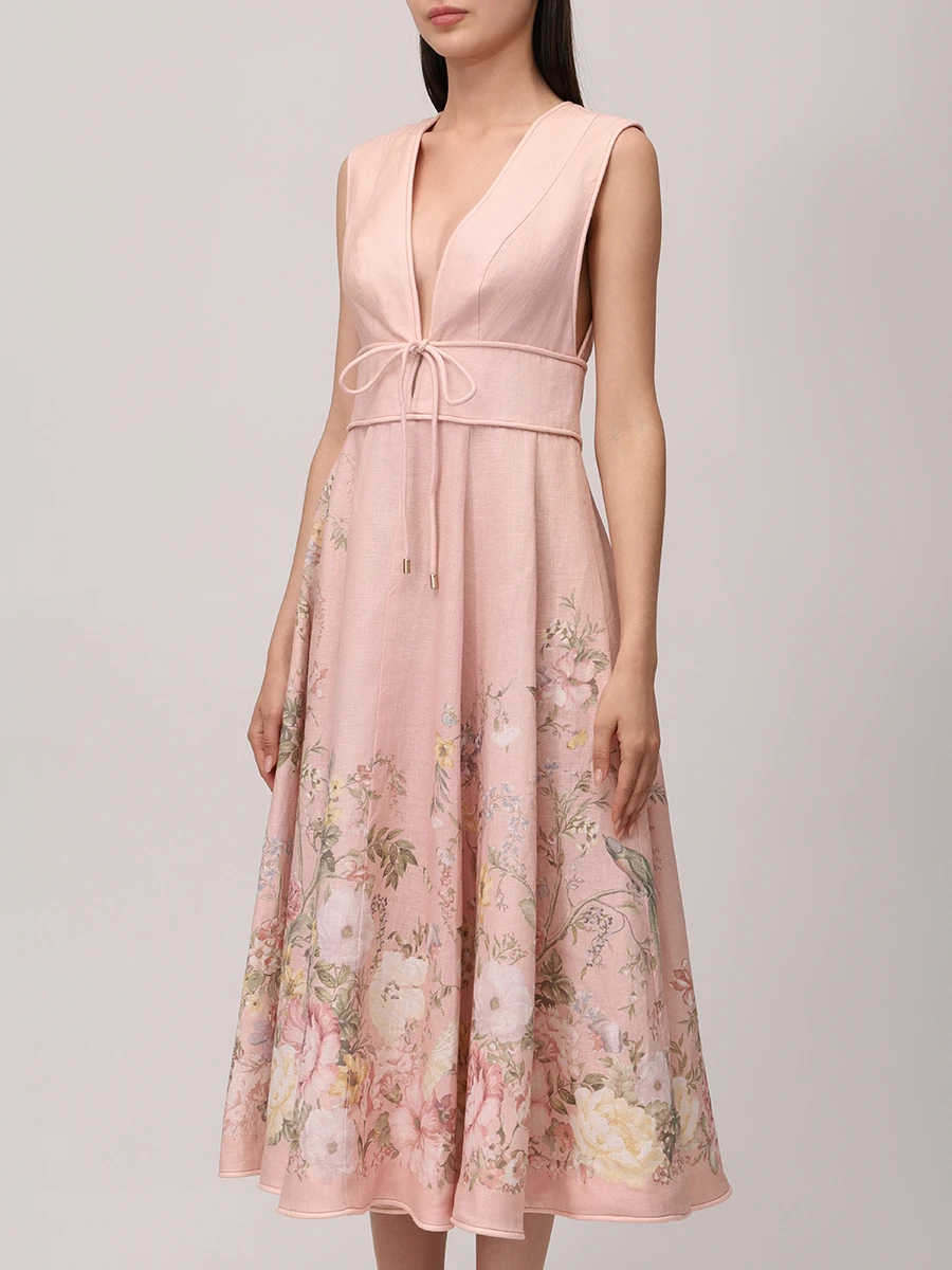 Платье льняное