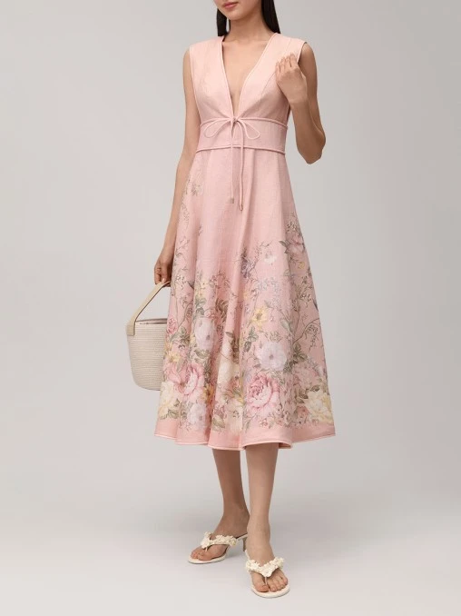 Платье льняное ZIMMERMANN