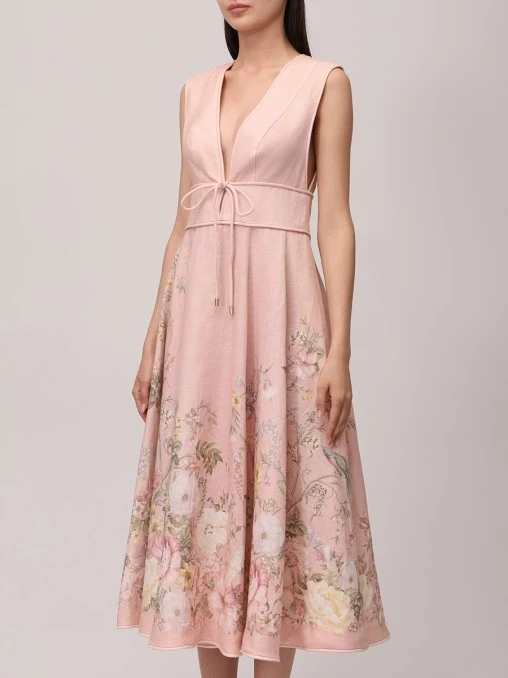 Платье льняное ZIMMERMANN