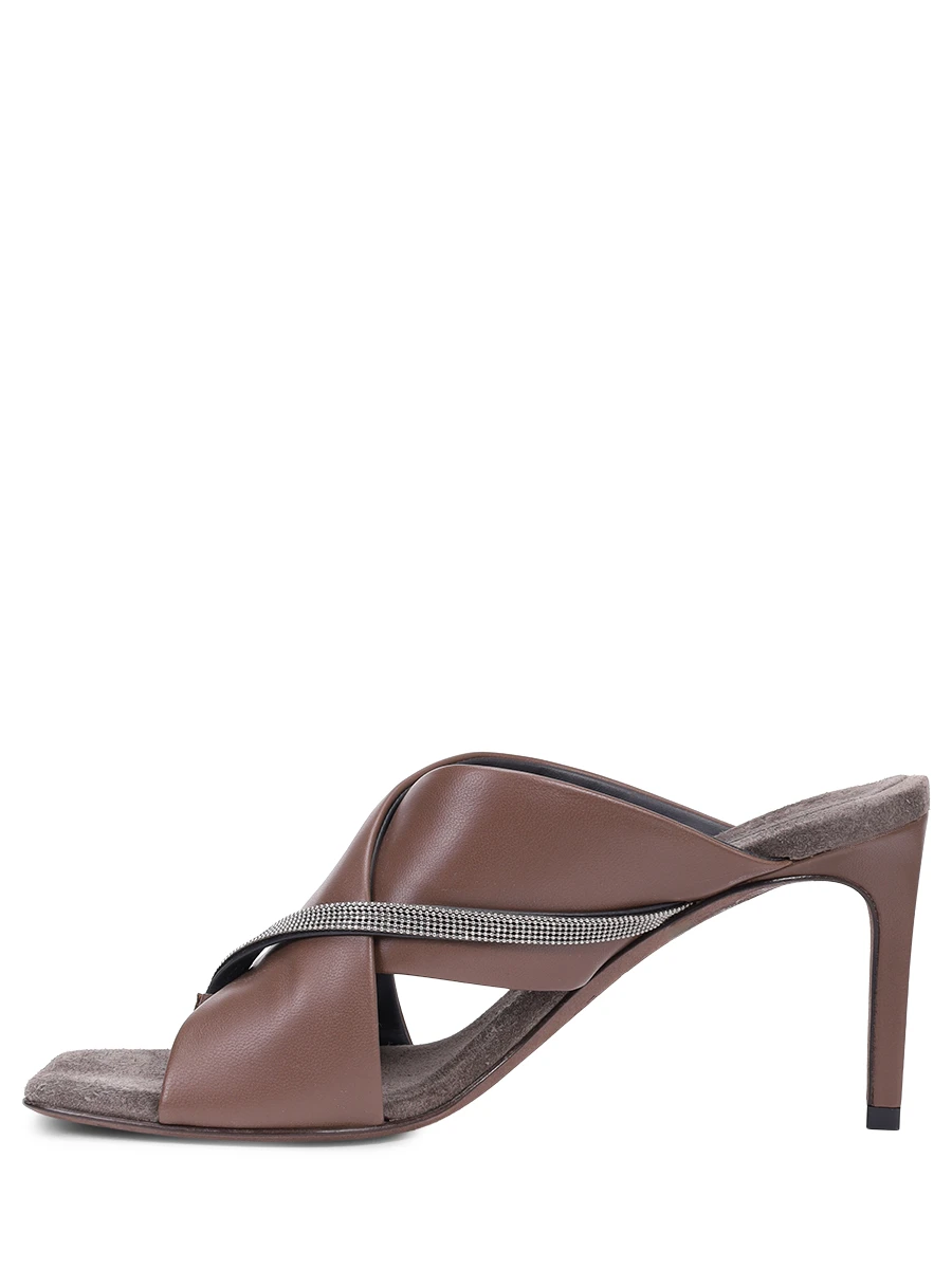 Мюли кожаные