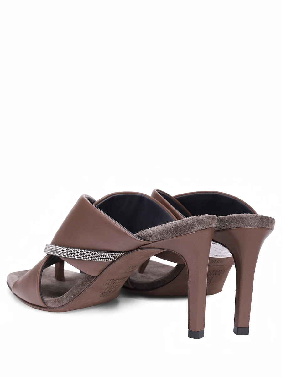 Мюли кожаные