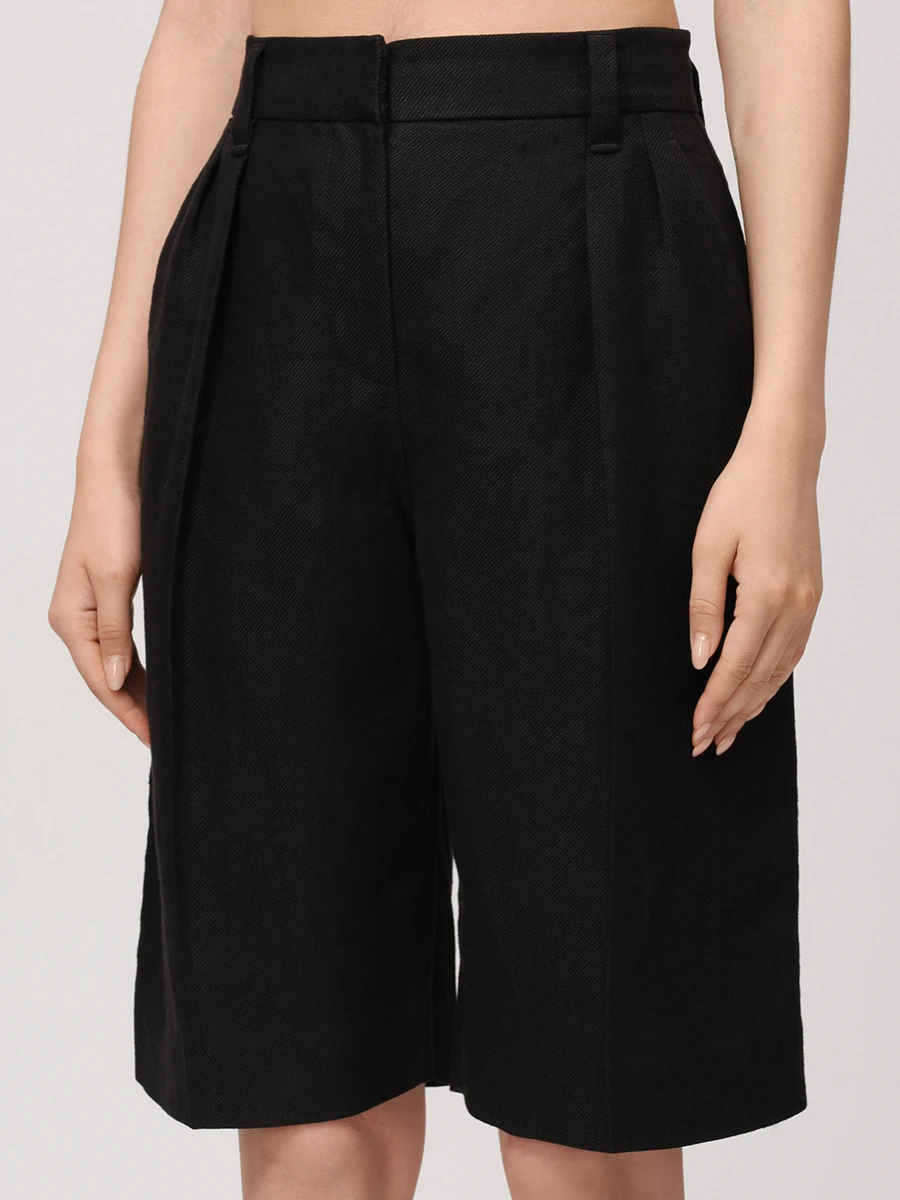 Бермуды льняные