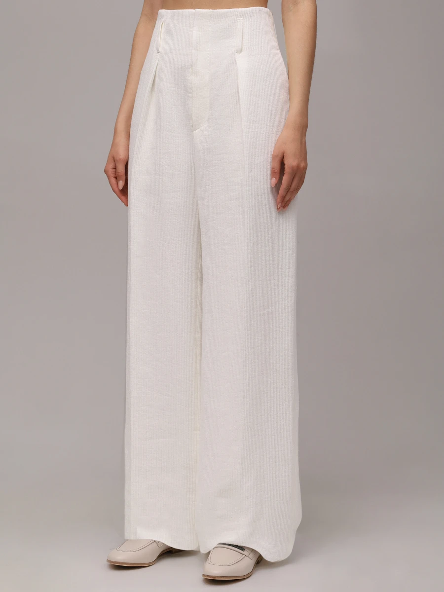 Брюки льняные