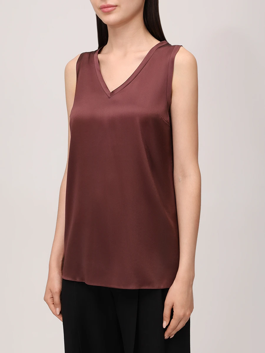 Топ шелковый