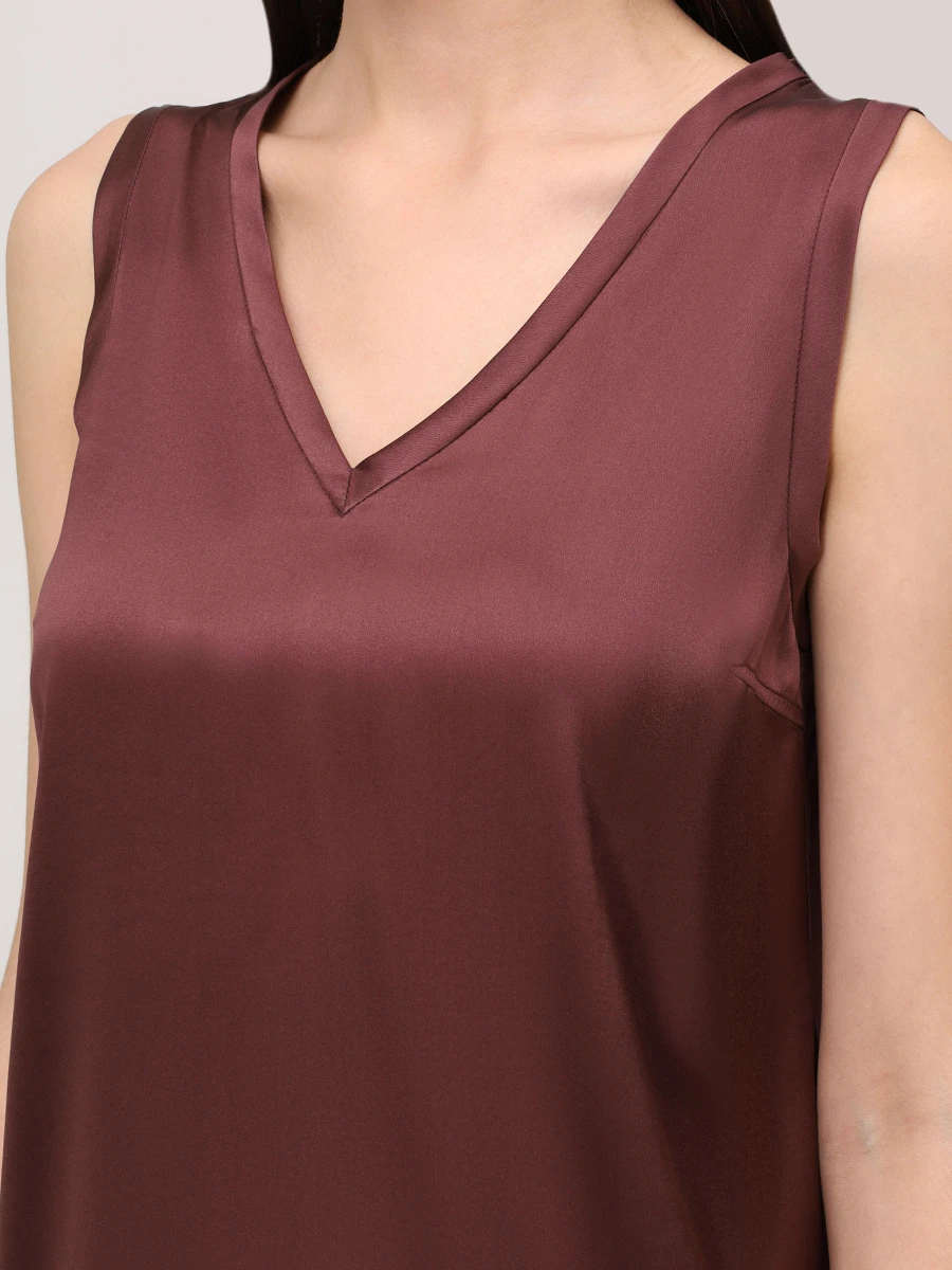 Топ шелковый