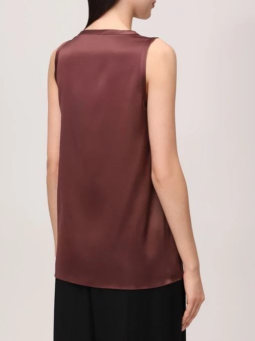 Топ шелковый BRUNELLO CUCINELLI
