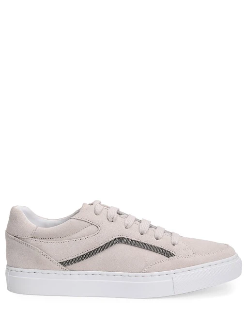 Кеды из замши BRUNELLO CUCINELLI