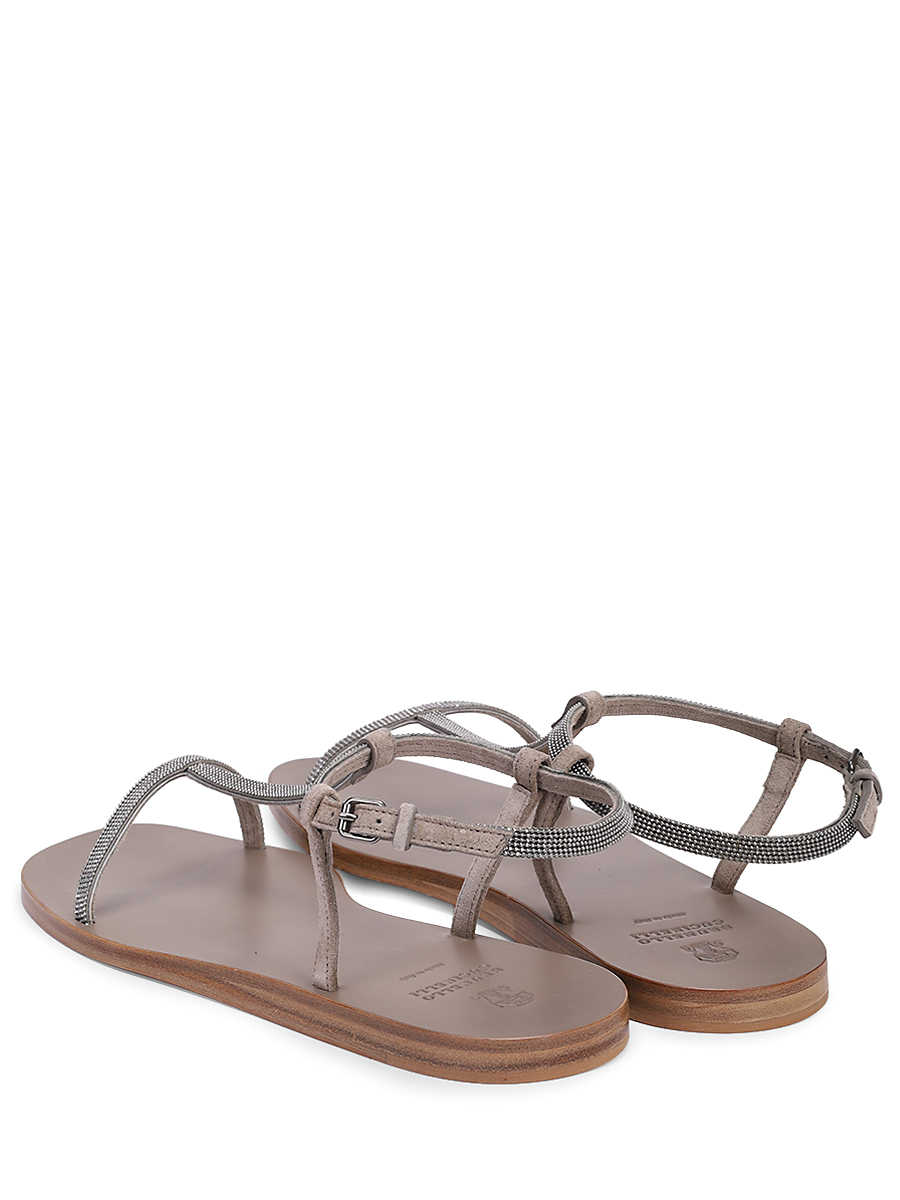 Сандалии кожаные