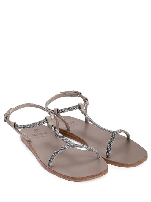 Сандалии кожаные BRUNELLO CUCINELLI