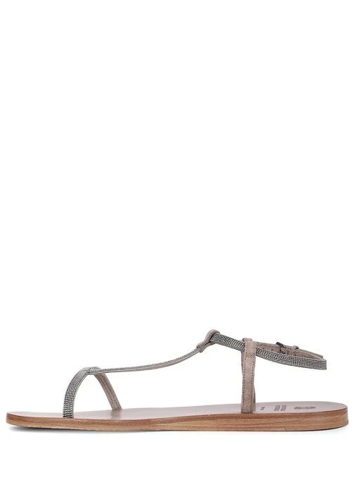 Сандалии кожаные BRUNELLO CUCINELLI