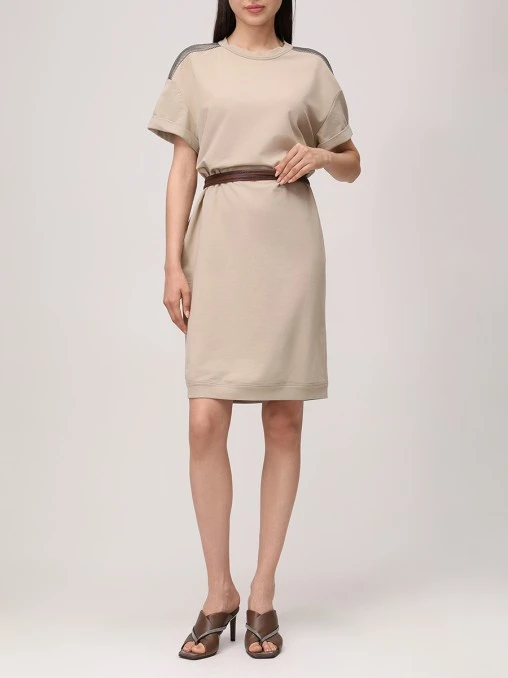 Платье хлопковое BRUNELLO CUCINELLI