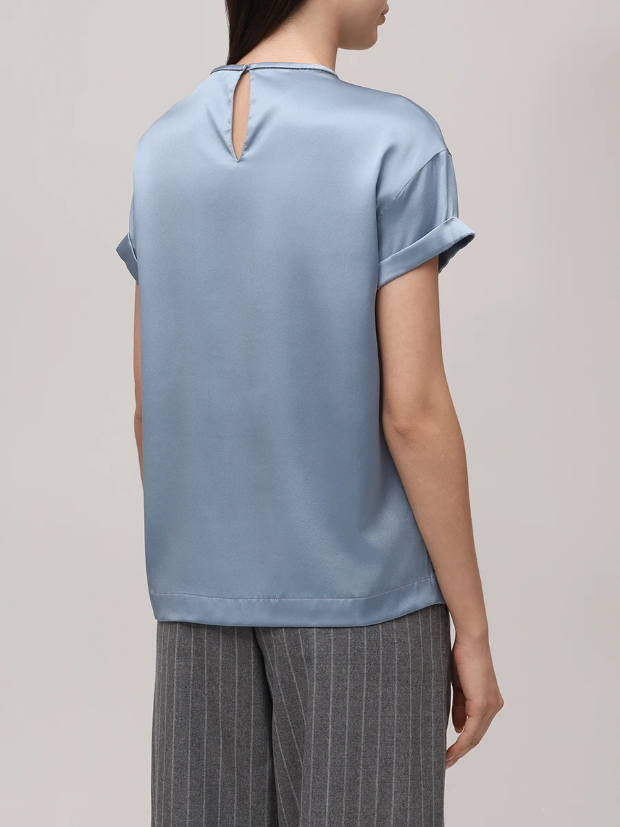 Топ шелковый