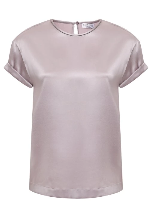 Топ шелковый BRUNELLO CUCINELLI