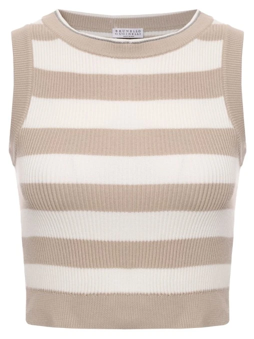 Топ хлопковый BRUNELLO CUCINELLI