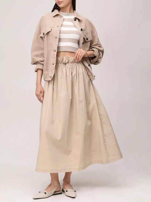 Топ хлопковый BRUNELLO CUCINELLI