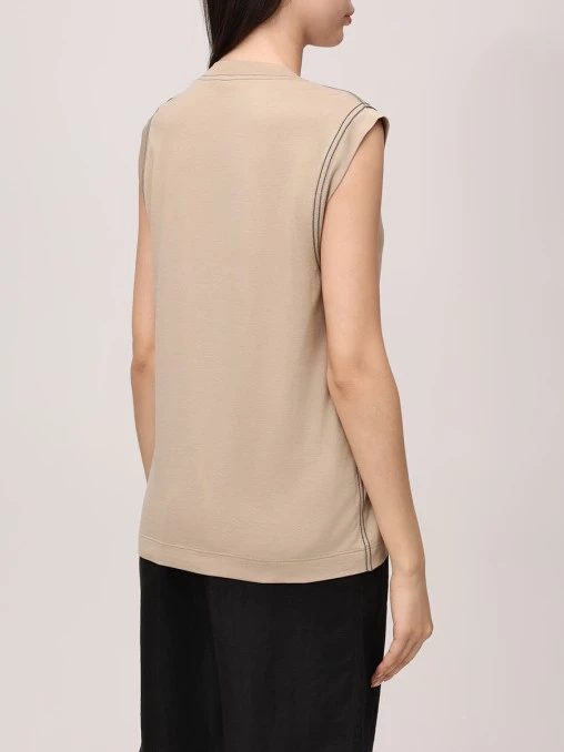 Топ хлопковый BRUNELLO CUCINELLI