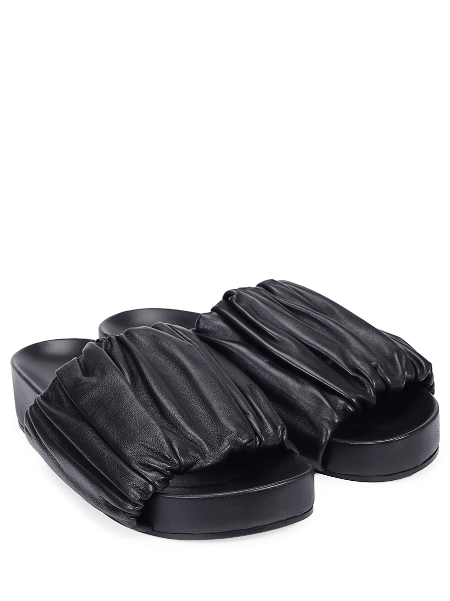 Шлепанцы кожаные