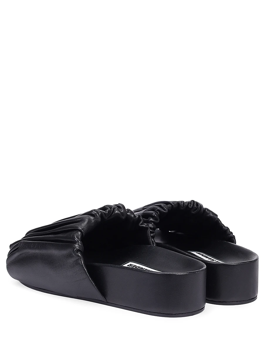 Шлепанцы кожаные