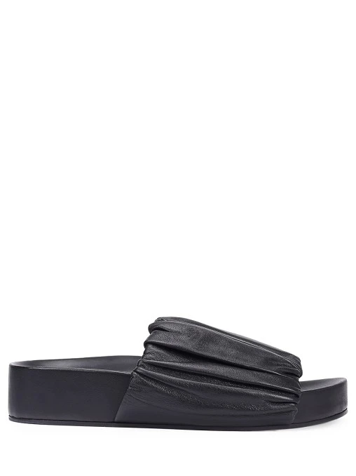 Шлепанцы кожаные JIL SANDER