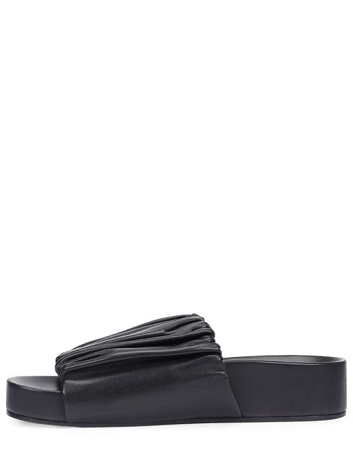 Шлепанцы кожаные JIL SANDER