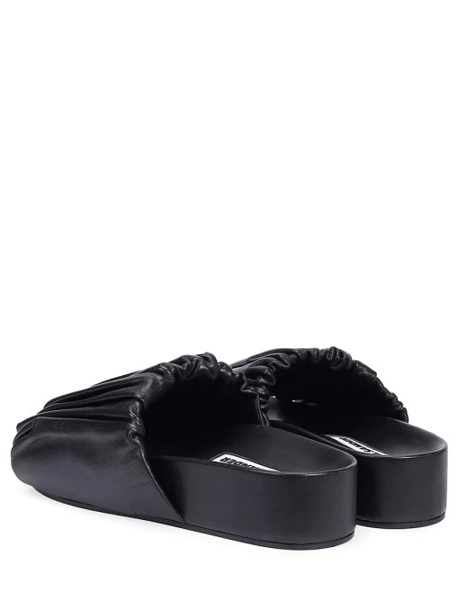 Шлепанцы кожаные JIL SANDER