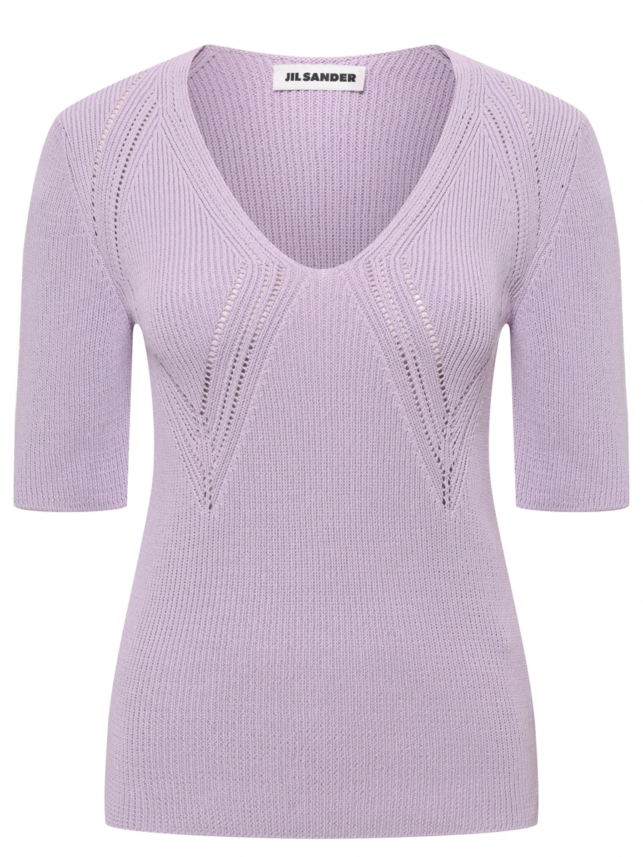 Джемпер из вискозы и хлопка