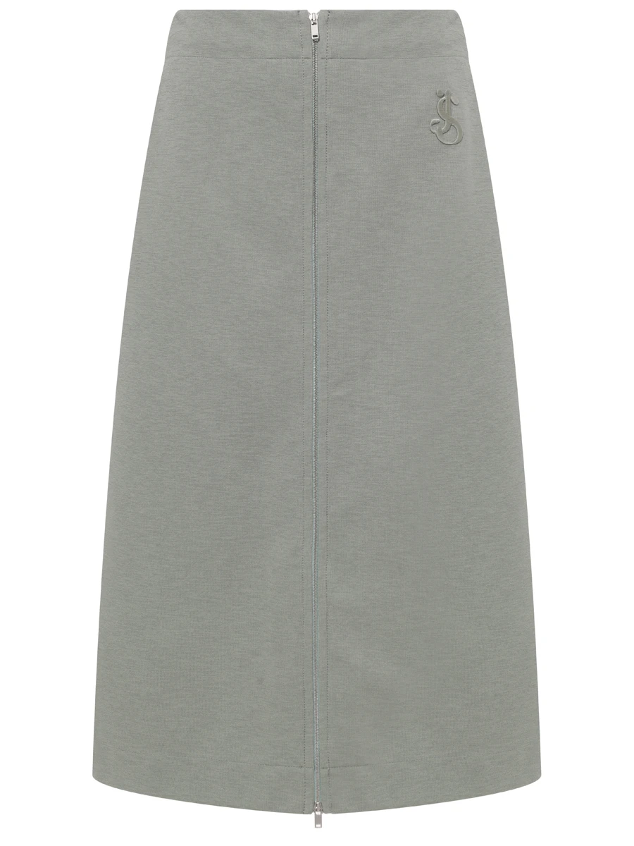 Юбка однотонная