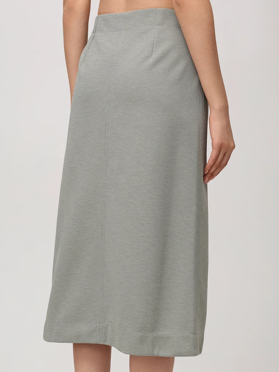 Юбка однотонная