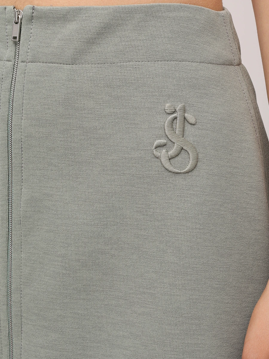 Юбка однотонная