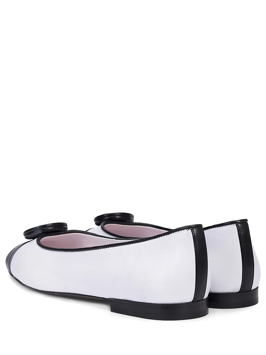 Балетки кожаные