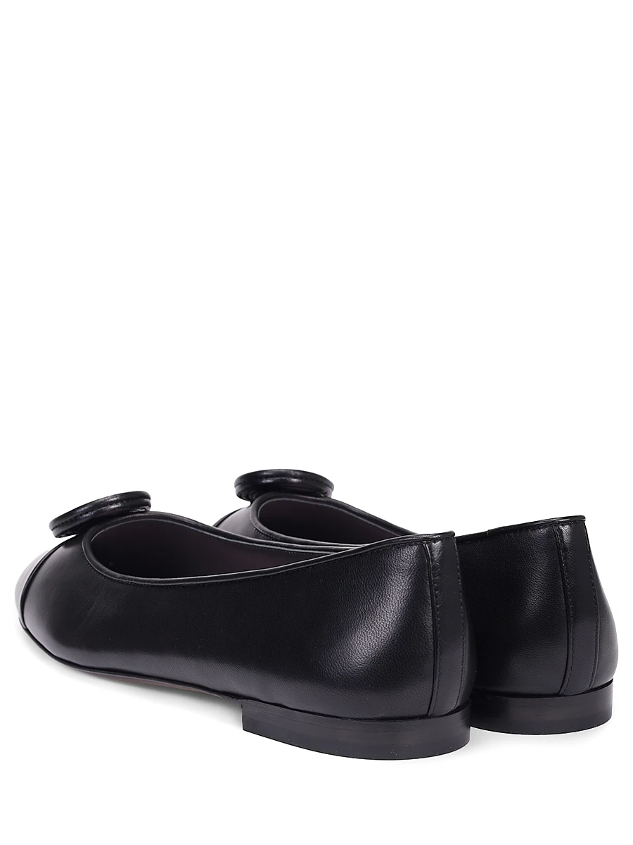 Балетки кожаные